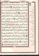 القرآن الكريم بالرسم العثماني وبهامشه كلمات القرآن تفسير وبيان